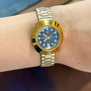 Rado Luxurious Gold and Black Smartwatch